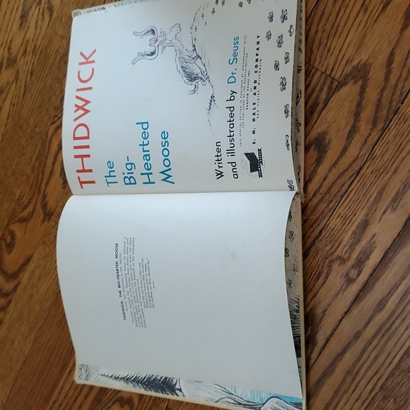 Vintage 1948 THIDWICK The Big Hearted Moose - Dr. Seuss Book - Picture 5 of 16